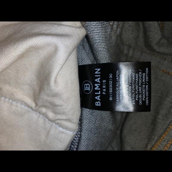 Balmain Logo Slim Jeans With Box - Picture 7 of 14
